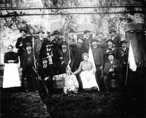 Mitglieder des Vereins um 1910