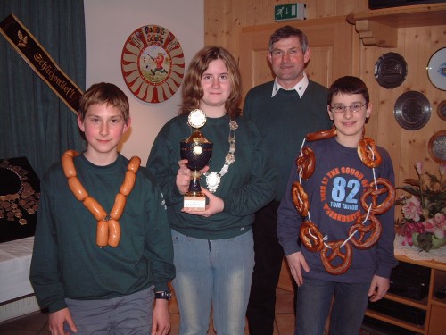 Angelika Surrer jun wurde mit einem 107.00 Teiler Jugendk&ouml;niginn