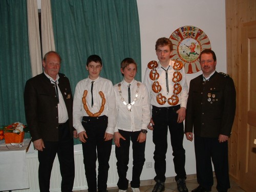 Die Jugendk�nige der Blechh�tte Saaldorf