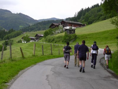 Unterwegs Richtung H&uuml;tte